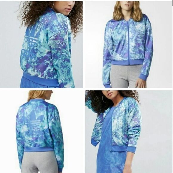 Adidas Originals Women’s Ocean Elements Track Jacket Size Small - Picture 4 of 12
